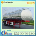 Aluminum alloy 50cbm 3 axles chemical liquid tank semi-trailer for sale